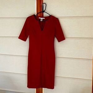 Diane von Furstenberg wool straight dress - hits above knee, excellent condition